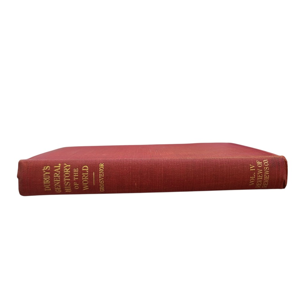 Duruy's General History of the World Vol. IV 1898 Grosvenor Antique Book